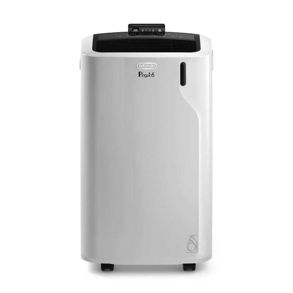 De’Longhi Pinguino PAC EM82 Eco Mobile Air Conditioner with Exhaust Hose, Dehumidification and Ventilation Function, Air Conditioning for Rooms up to 80 m³, Integrated Dust Filter and 24-hour Timer, White