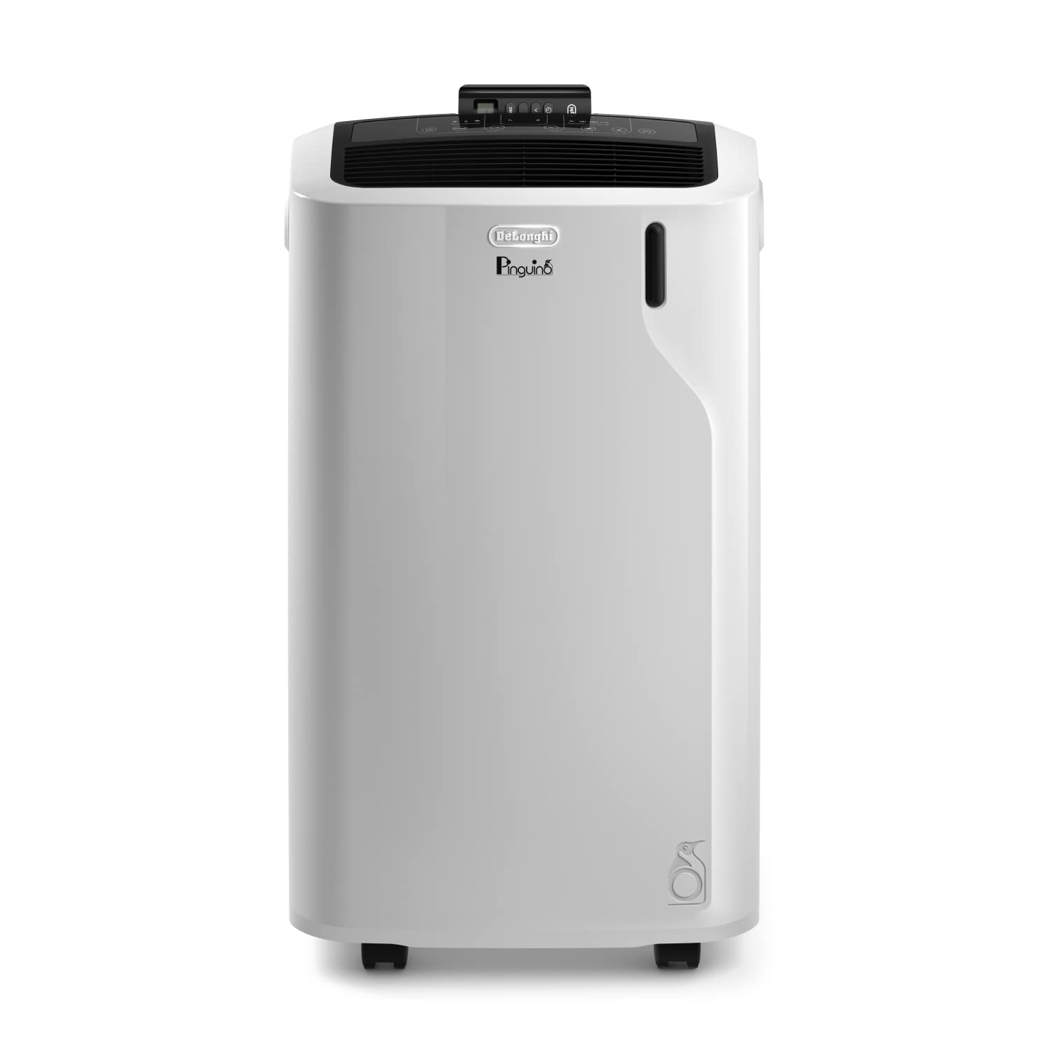 De’Longhi Pinguino PAC EM82 Eco Mobile Air Conditioner with Exhaust Hose, Dehumidification and Ventilation Function, Air Conditioning for Rooms up to 80 m³, Integrated Dust Filter and 24-hour Timer, White