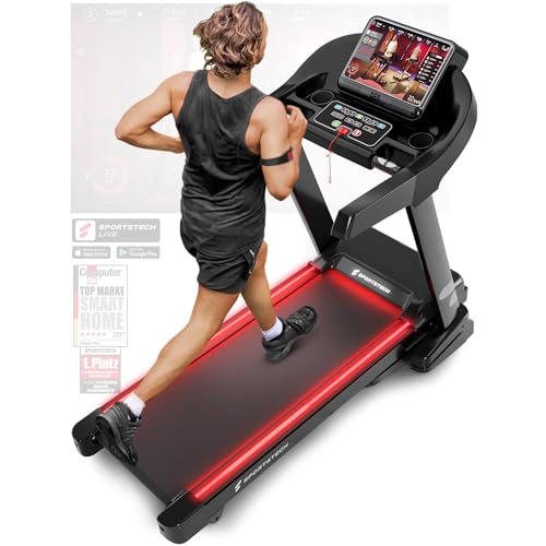 Sportstech F37s: Klappbares Laufband, 7 PS, 20 km/h, Steigung & App✨