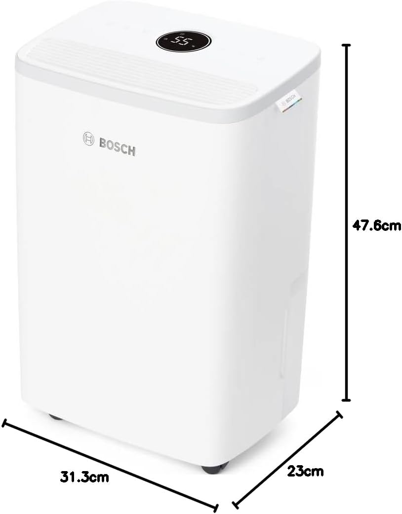 Bosch Dry 2000 Dehumidifier - Simple, Efficient. Quiet. - For rooms up to 24 m² - Ideal for your home the quick drying of your laundry