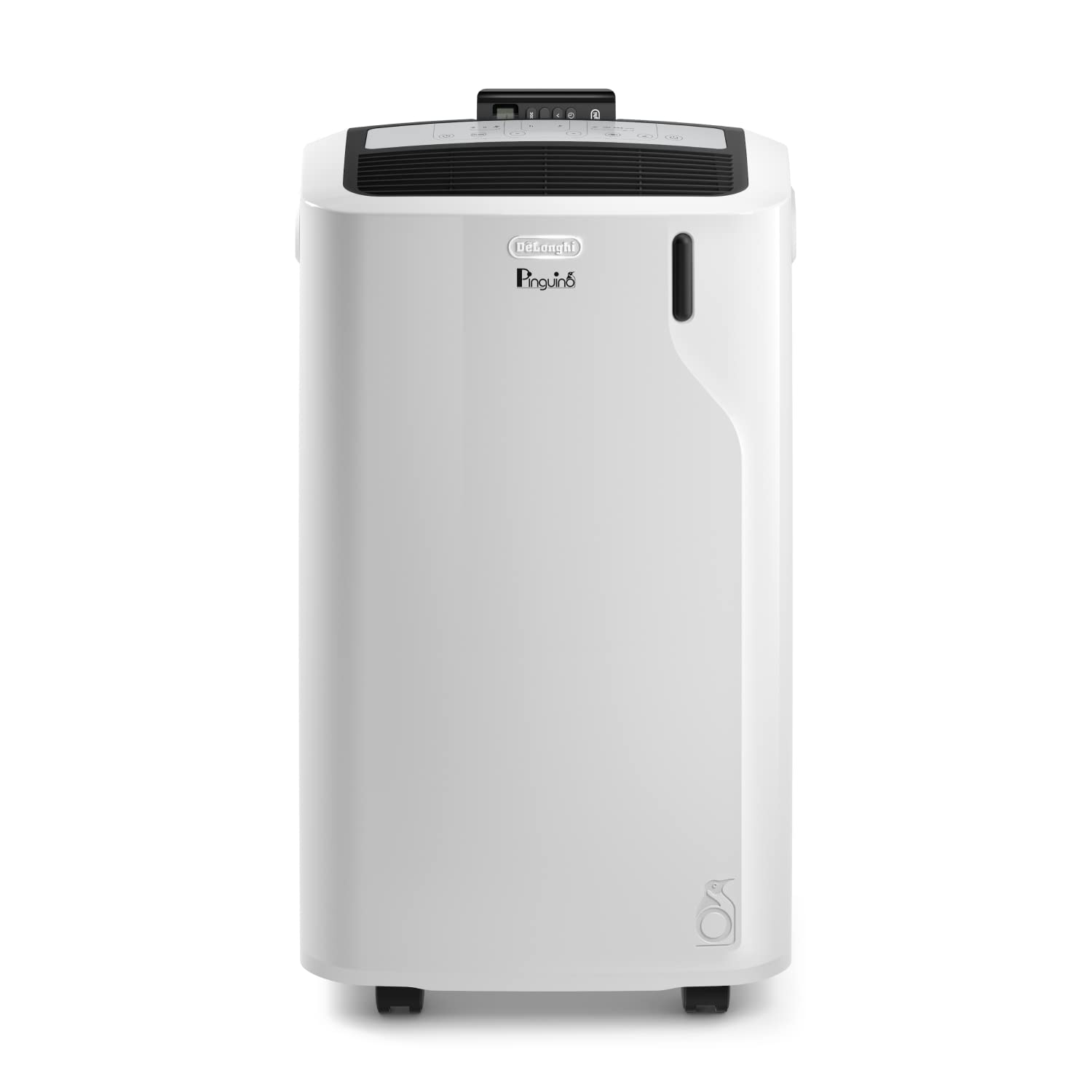 De’Longhi Pinguino PAC EM82 Eco Mobile Air Conditioner with Exhaust Hose, Dehumidification and Ventilation Function, Air Conditioning for Rooms up to 80 m³, Integrated Dust Filter and 24-hour Timer, White