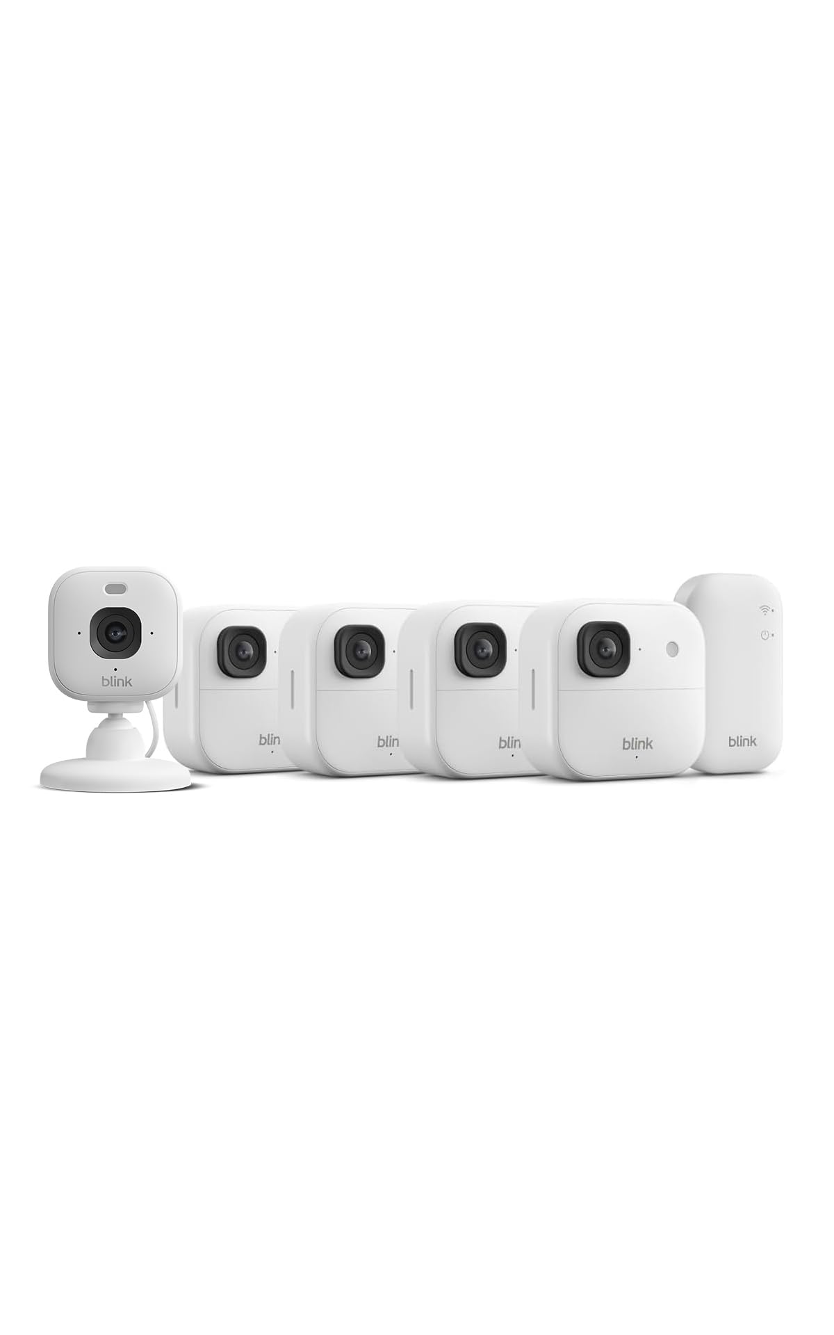 Blink Outdoor Camera 2K+ (newest gen) — Wireless smart security camera, 2K video resolution, enhanced audio, up to two-year battery. Sync Module Core included — 1 camera system, Black