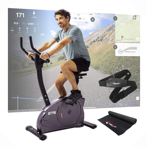 Christopeit ET 6: Ergometer mit 24 Stufen, 12 kg Bremssystem, 150 kg Traglast ✨