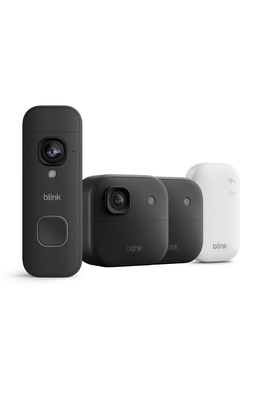 Blink Outdoor Camera 2K+ (newest gen) — Wireless smart security camera, 2K video resolution, enhanced audio, up to two-year battery. Sync Module Core included — 1 camera system, Black