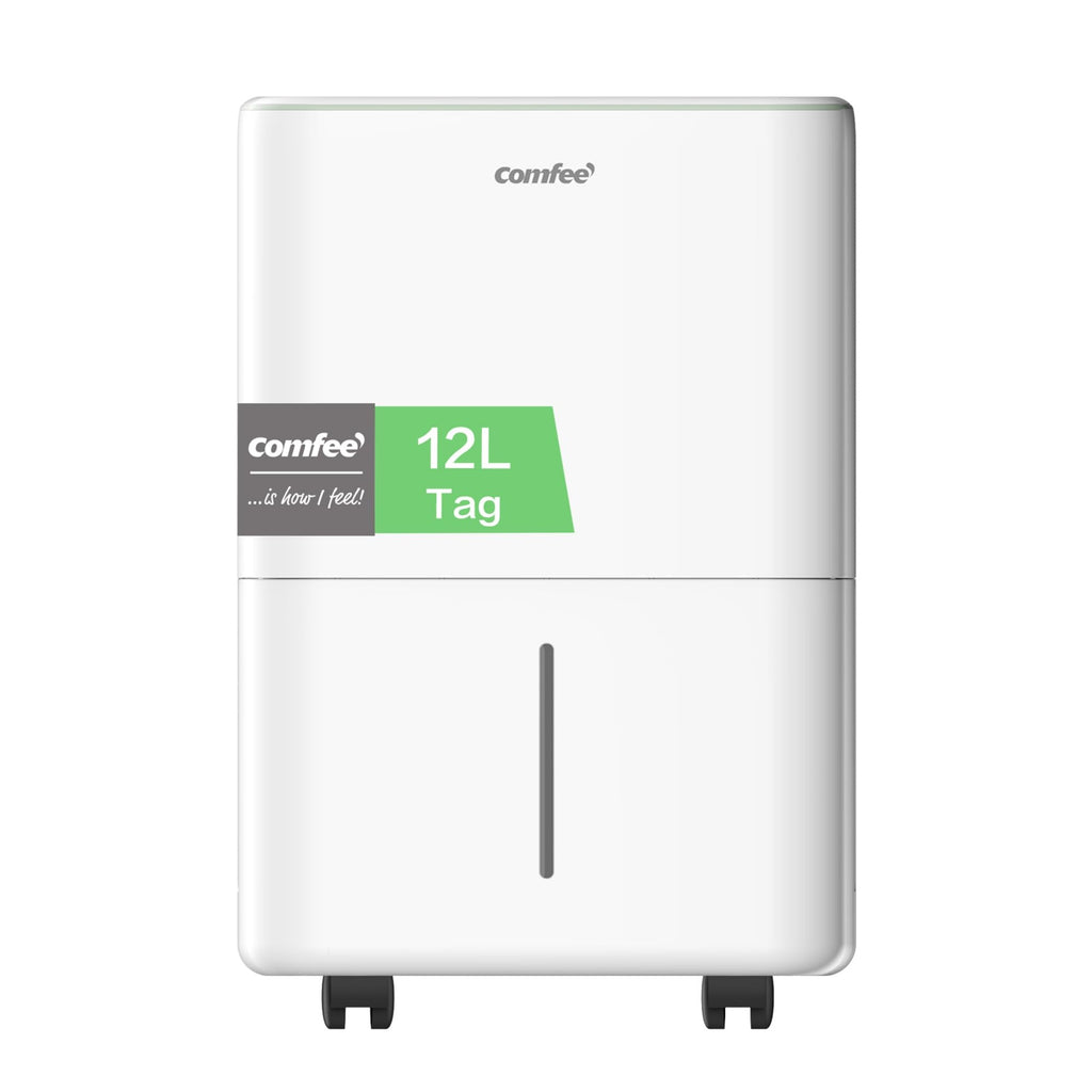 Comfee Dehumidifier 20L/24h, Room size approx. 100m³ (40m²), APP-compatible, Smart mode, 24-hour timer, 3L water tank, Against moisture, MDDF-20DEN7-WF