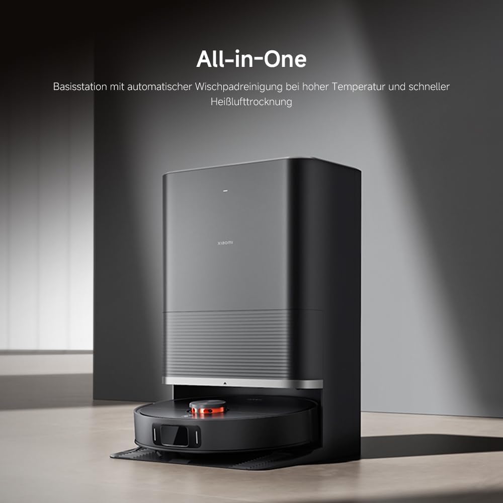 Xiaomi X20 Max, 8,000Pa, Dual Mop, Heißwasser, 75 Tage Staub, 5200mAh