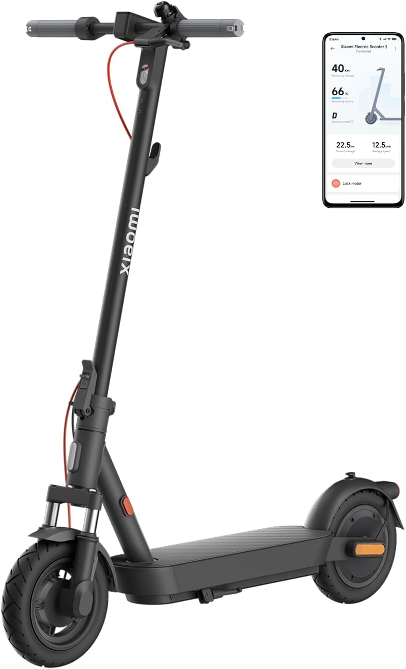 Xiaomi E-Scooter mit Straßenzulassung 4 Lite, 4 Ultra, 5 Elite, 5, 5 Pro, 5 Plus oder 5 Max (max 20km/h, bis zu 70km Reichweite und 25% Steigung, Luftreifen, Dual-Bremsen, Display, App)
