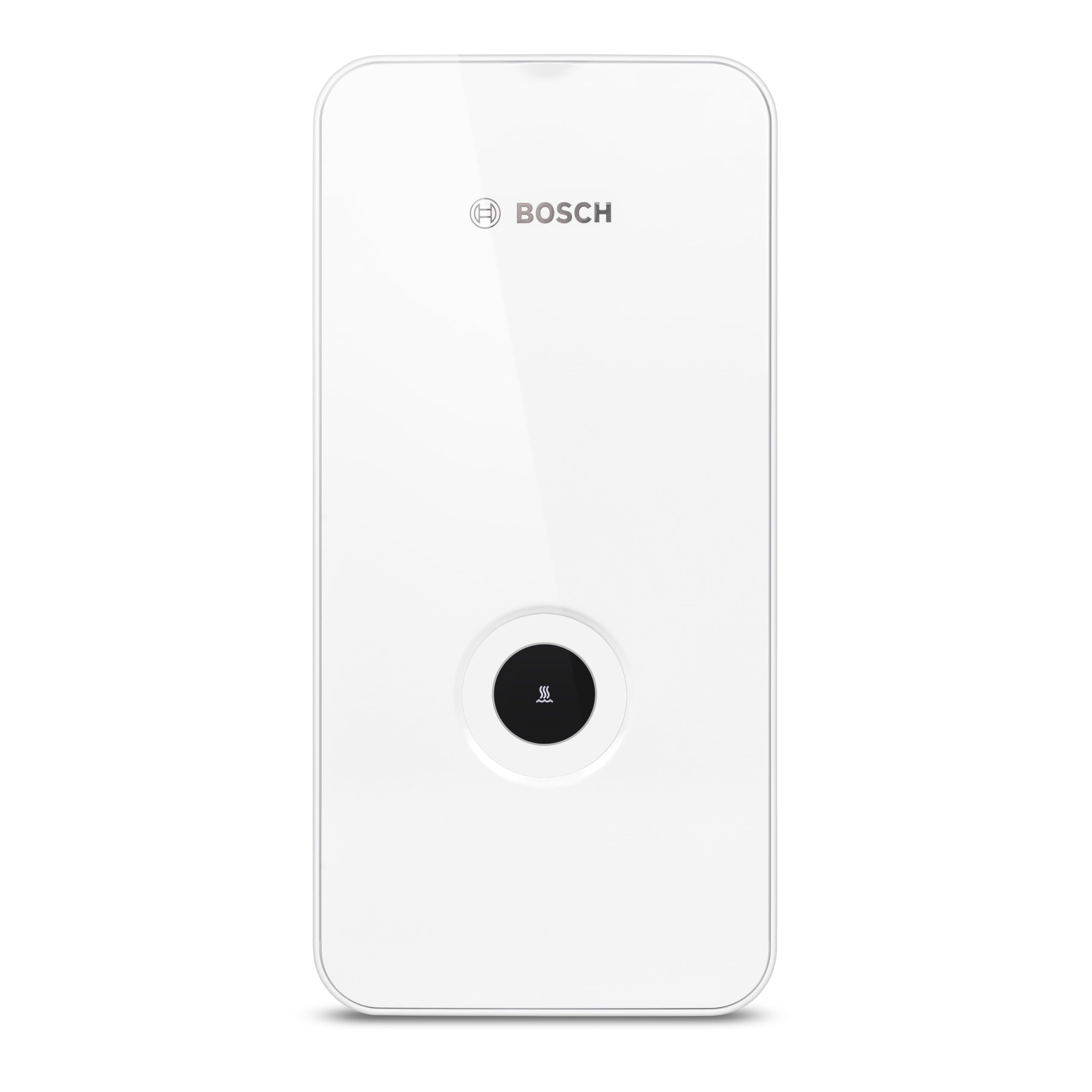 Bosch Tronic Line Electronically Controlled Instantaneous Water Heater 15/18/21 kW - Switchable, Pressure-Resistant, Continuous Temperature Selection, Modern Glass Look, White [Energy Class A]