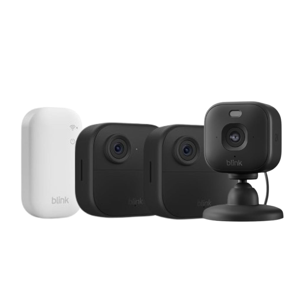 Blink Outdoor 4 camera | Wireless HD smart security camera, two-year battery life, enhanced motion detection, works with Alexa | 1 camera system with Sync Module Core incl.| IP65