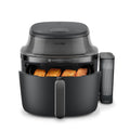Philips Steam Airfryer 5000 Series Dual Basket Hot Air Fryer with Steamer Function & 2 Baskets - Steam, Airfry, SteamFry, 9L (3L+6L), RapidAir Plus, Automatic Steam Cleaning (NA550/00)
