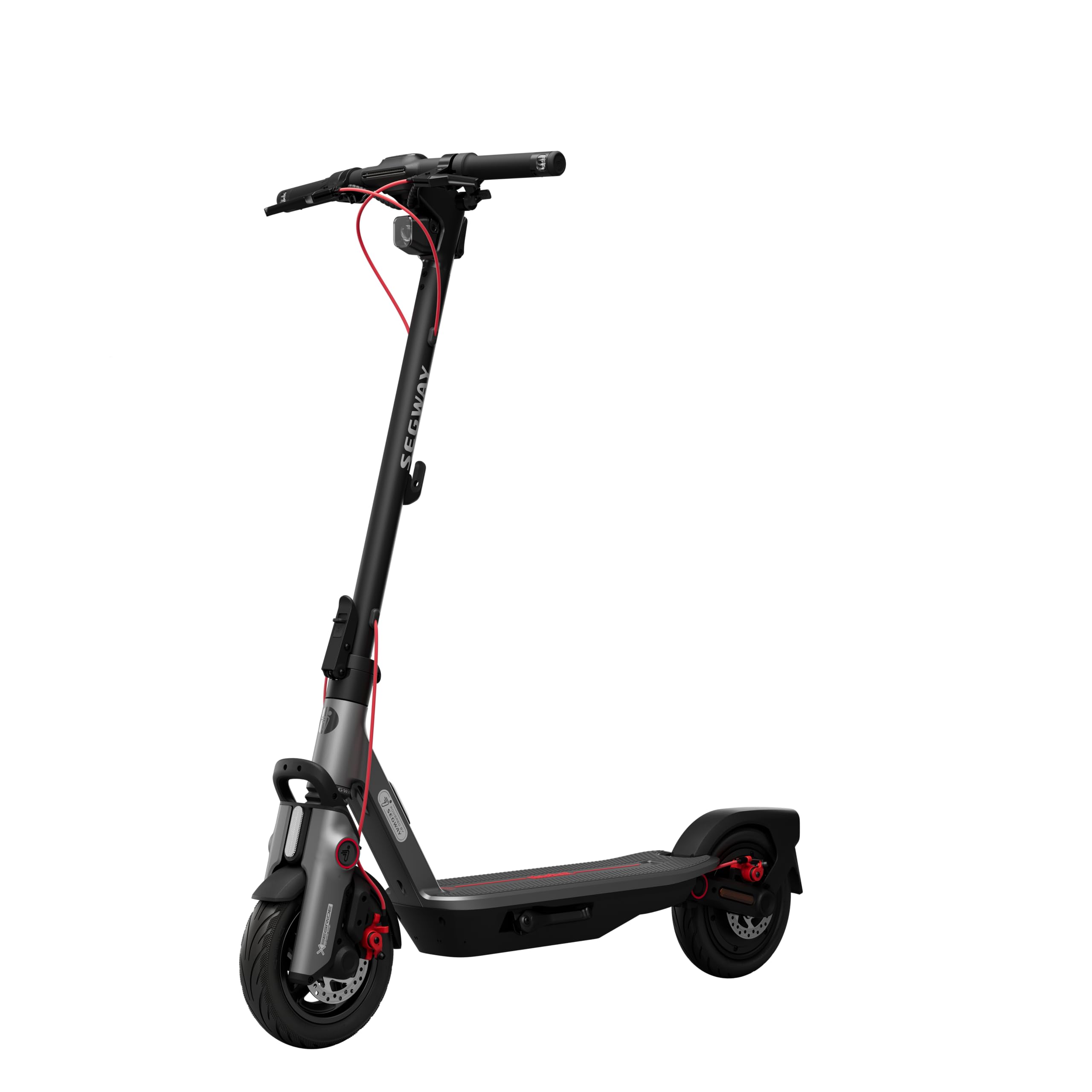 Segway-Ninebot F3 Pro D, E-Scooter mit Straßenzulassung für Erwachsene, 70km Reichweite im Eco-Modus, 120kg Tragfähigkeit, doppelte hydraulische Federung, Smart Display