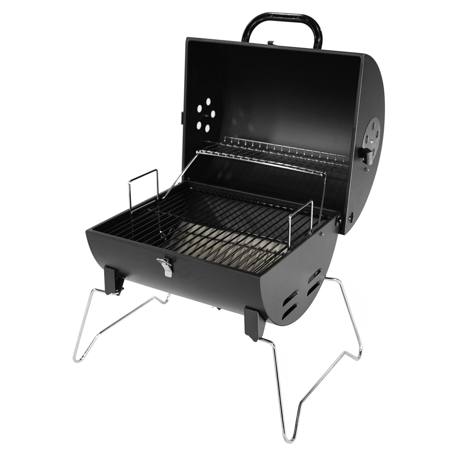 TAINO Hero XL BBQ Smoker Barbecue Trolley Charcoal Grill Fire Stand Grill Smoker Oven Accessories Cast Iron