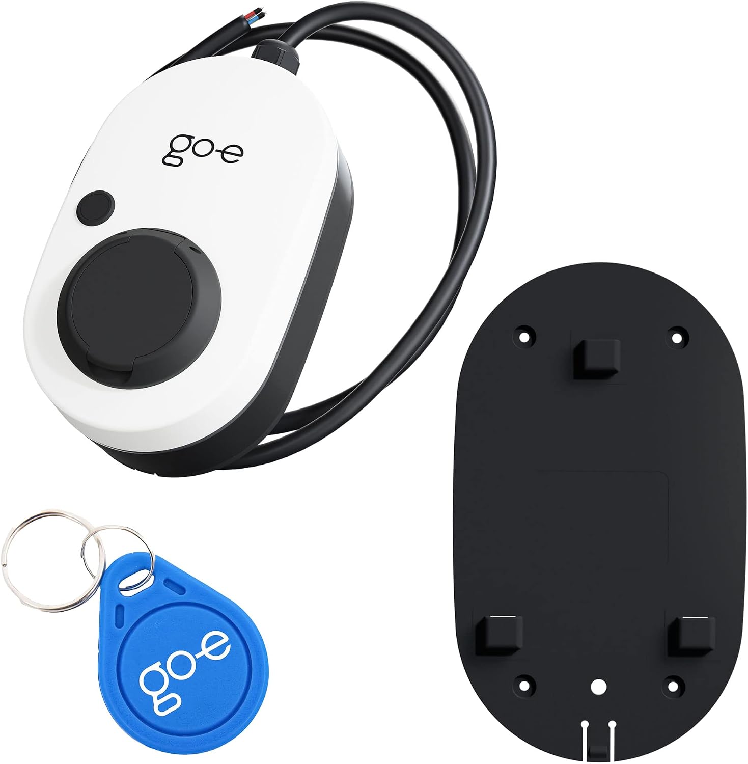 go-e Charger Gemini 11 kW Charging Station Wallbox 1.8 m Connection Cable 5-Core Type 2 Socket Charging Current up to 16 A WLAN RFID App