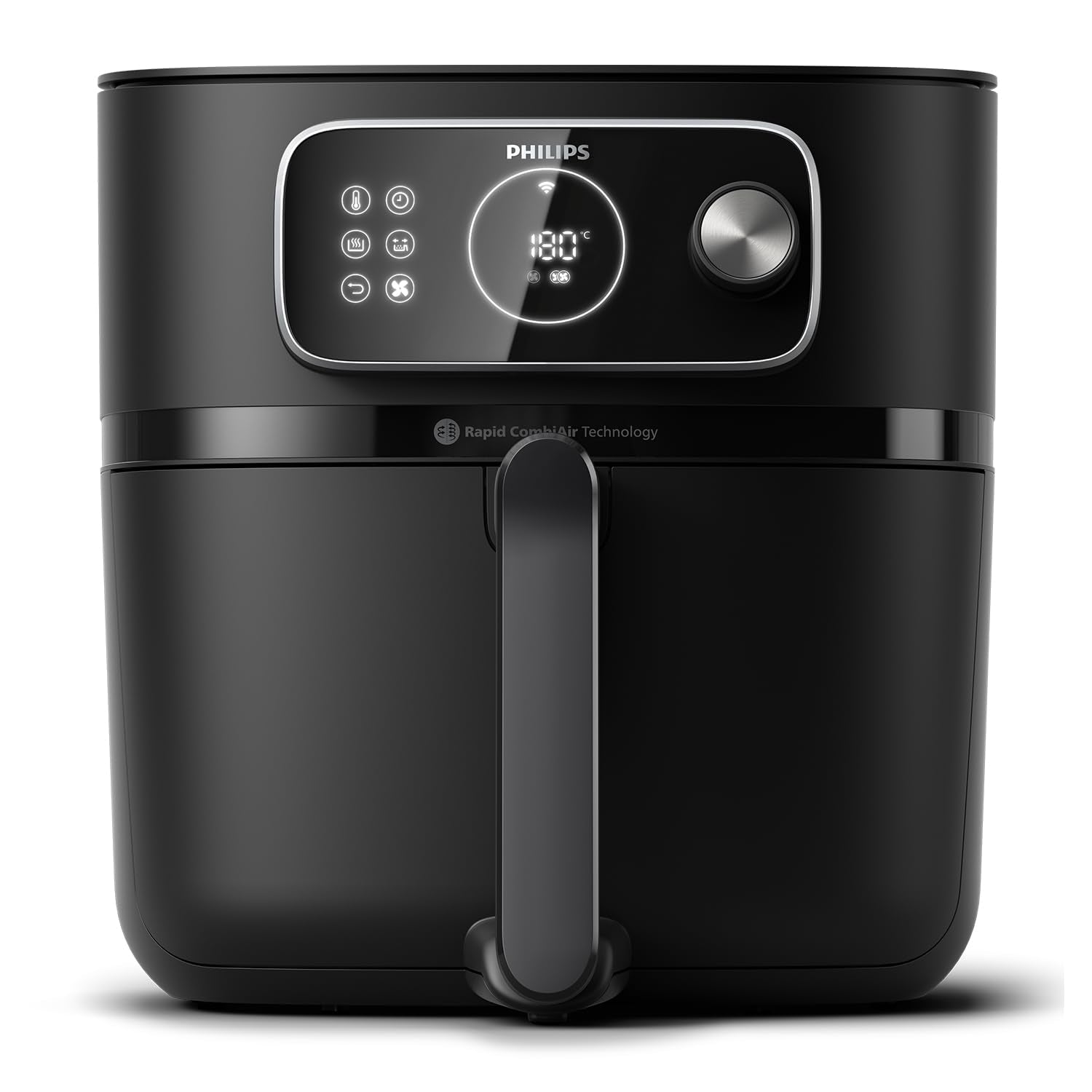 Philips Airfryer 2000 Series Hot Air Fryer, 4.2 L, Digital Touch Screen, 13 Cooking Options, 9 Preset Functions, 90% Less Fat with RapidAir Technology, 1500W Power, Black (NA229/00)
