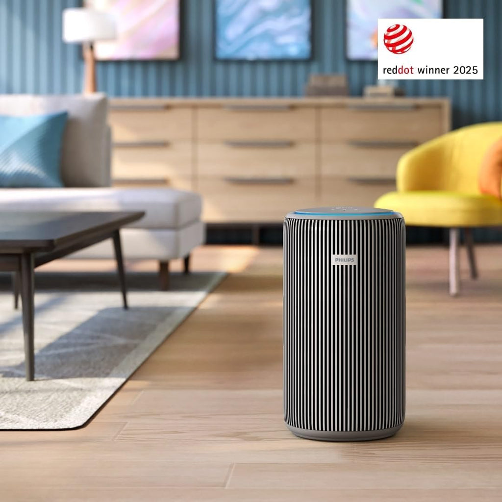 Philips PureProtect 3200 Series: Intelligent Air Purifier, HEPA and Activated Carbon Filter, CADR 500 m³/h for 130 m², Ultra Quiet and Energy Efficient, Captures 99.97% Allergens (AC3210/12)