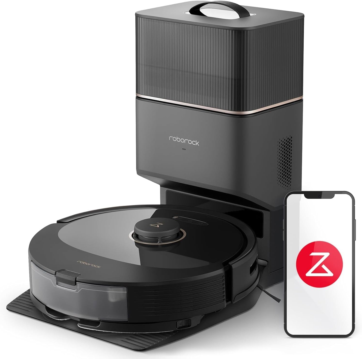 Roborock Q8 Max+, 5500Pa, DuoRoller, 2.5L Staubbeutel, 350ml Wassertank, LiDAR Navigation