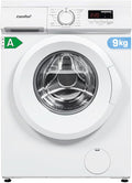 COMFEE ' CFE12EW90/W Front Washing Machine 9 kg, Energy Class A, BLDC Motor 1400 RPM, 15 Programs, Prewash, White [Energy Class A]