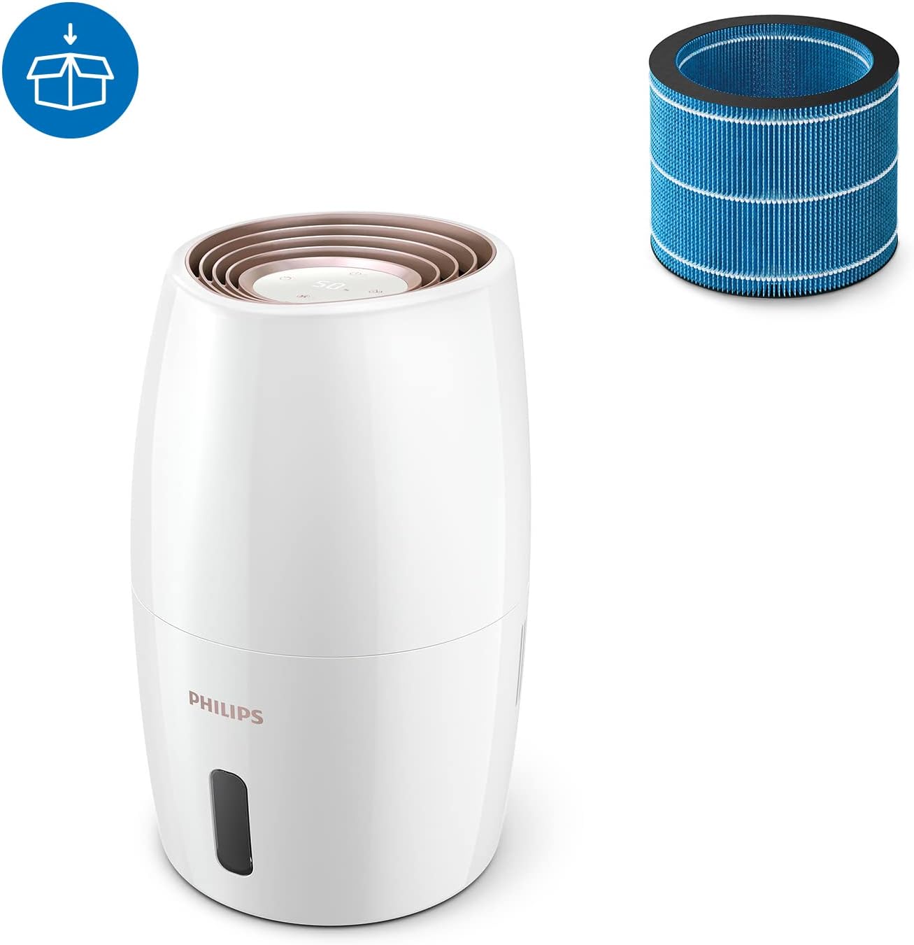 Philips HU2716/10 Humidifier 2000 Series, White
