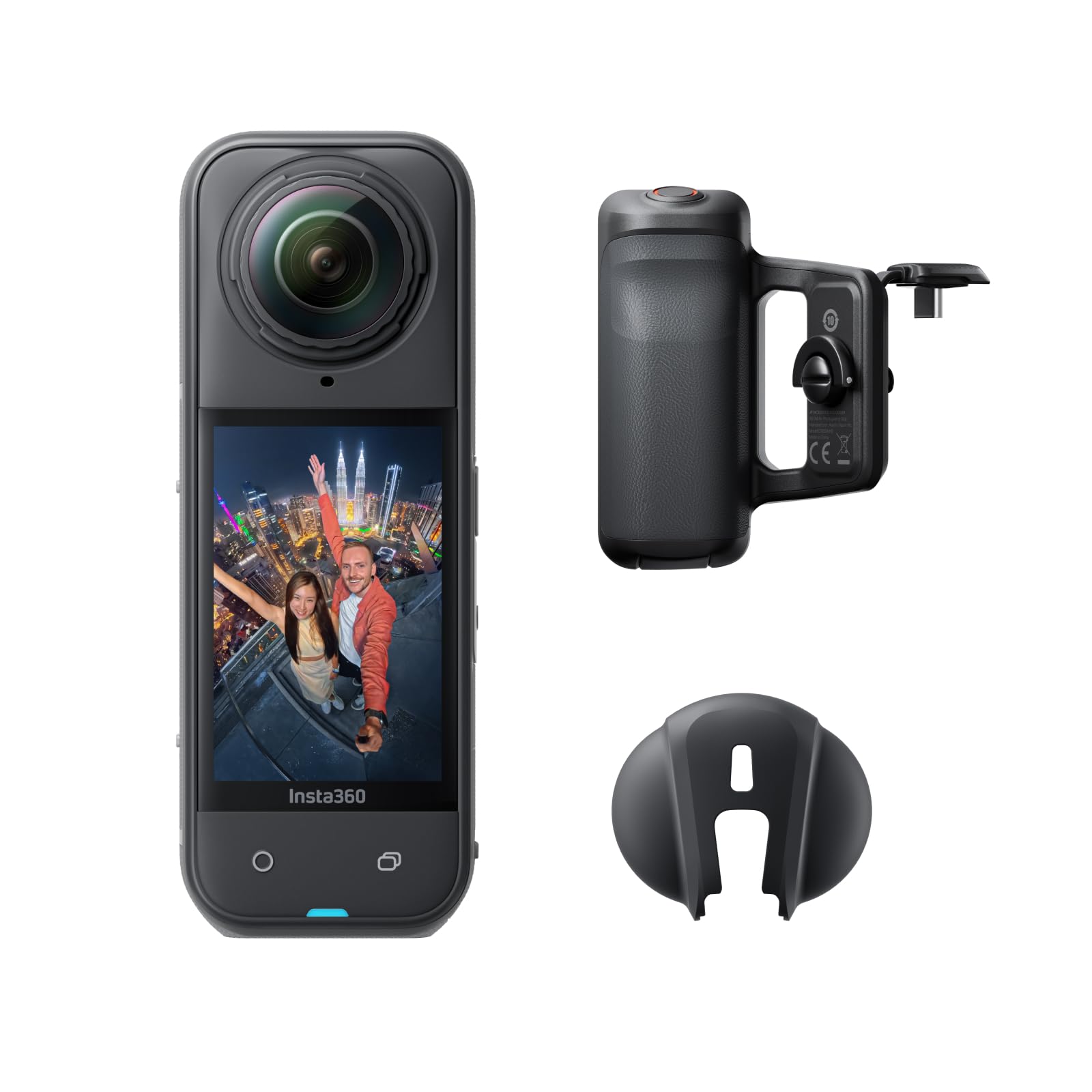 Insta360 X5 Must-Have Bundle, Waterproof 8K 360° Camera, Low Light Lead, Invisible Selfie Stick Effect, Robust & Replaceable Lenses, 3 Hour Battery, Integrated Wind Protection, Stabilisation