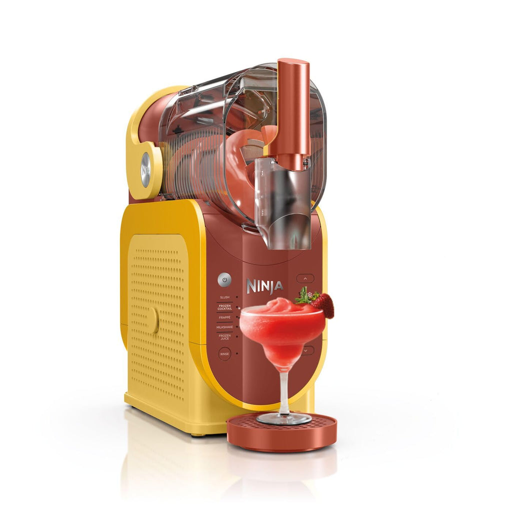 Ninja SLUSHi FS301EUSTGD Slush Ice Cocktail Frappe Milkshakes & Frozen Juice Machine - WhisperChill Technology - Holds 1.9L - Stone Gold