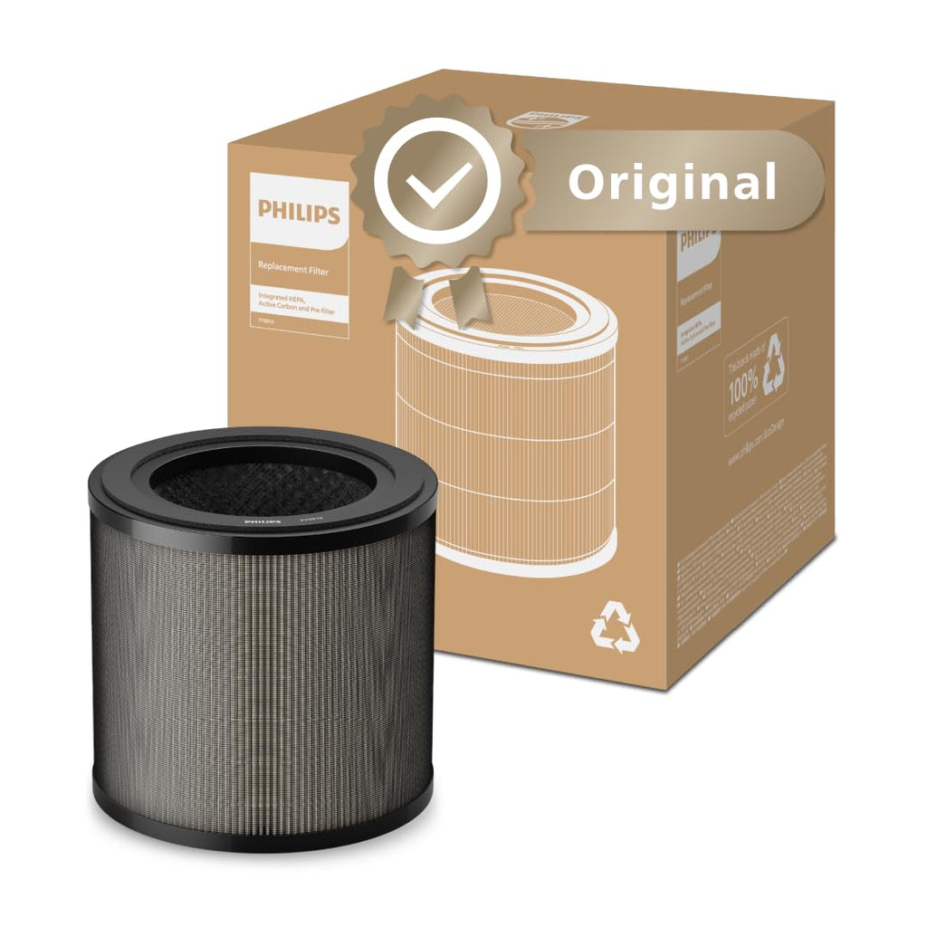 Philips Air Purifier 900 Series, HEPA NanoProtect + Activated Carbon Filter, CADR 250 m³/h for 65 m² Allergy Sufferers, Quiet, Intelligent and Energy Efficient (AC0950/10)