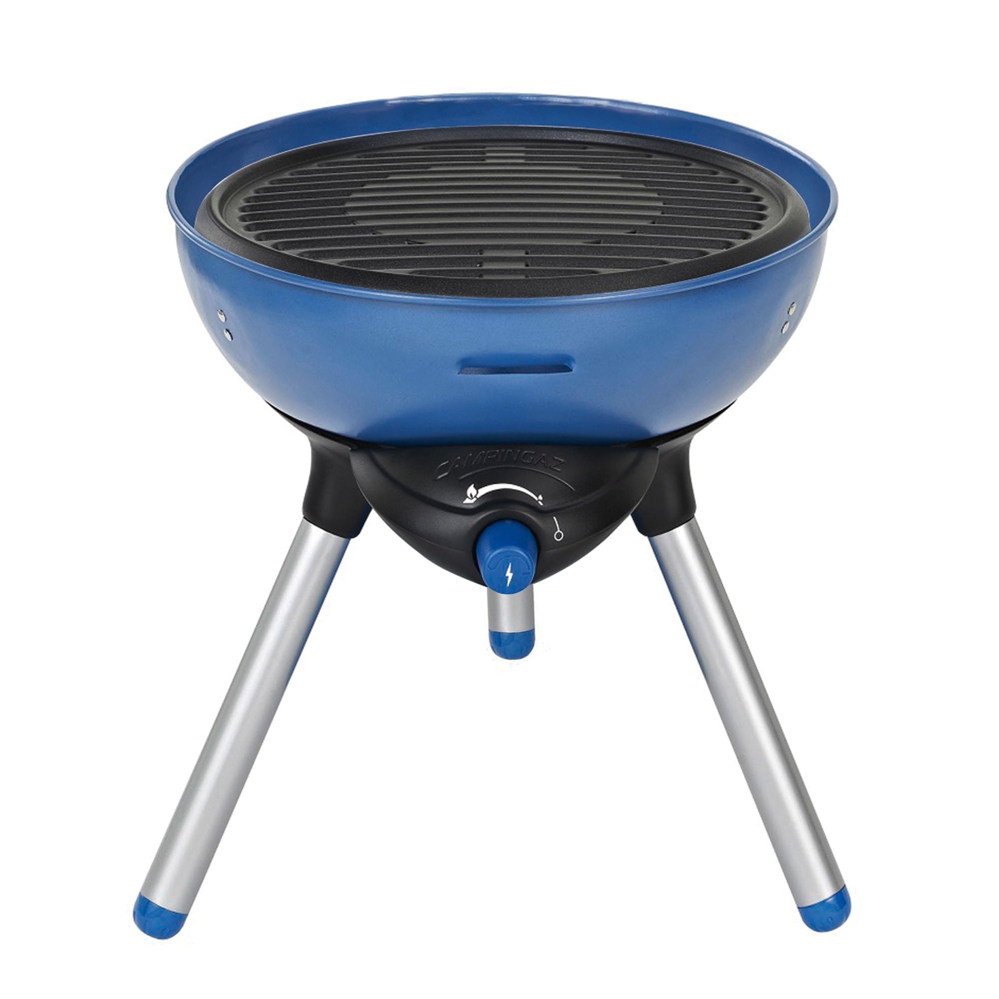 Campingaz Party Grill 400 CV for Use with a Valve Gas Cartridge CV300+ or CV470+ (Piezo ignition), blue
