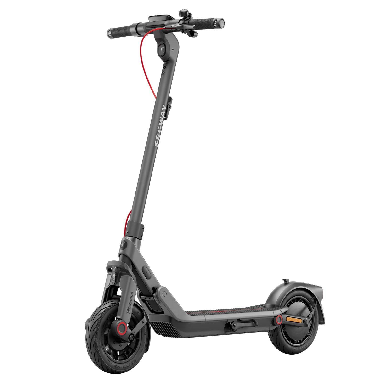 Segway-Ninebot E2 Pro D, E-Scooter mit Straßenzulassung für Erwachsene, max. 20 km/h Geschwindigkeit, 35 km Reichweite, Anti-Rutsch-Traktionskontrollsystem
