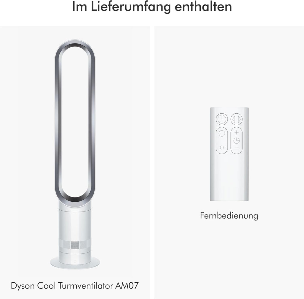 Dyson AM07 Air Multiplier Tower Fan, White