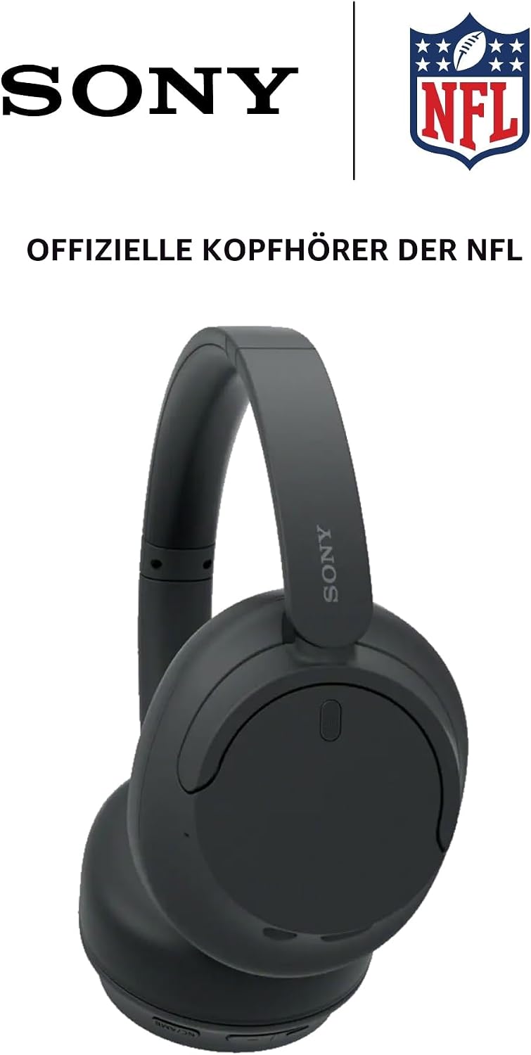 Sony WH-CH720N Wireless Headphones with Noise Canceling - Black (National Version)