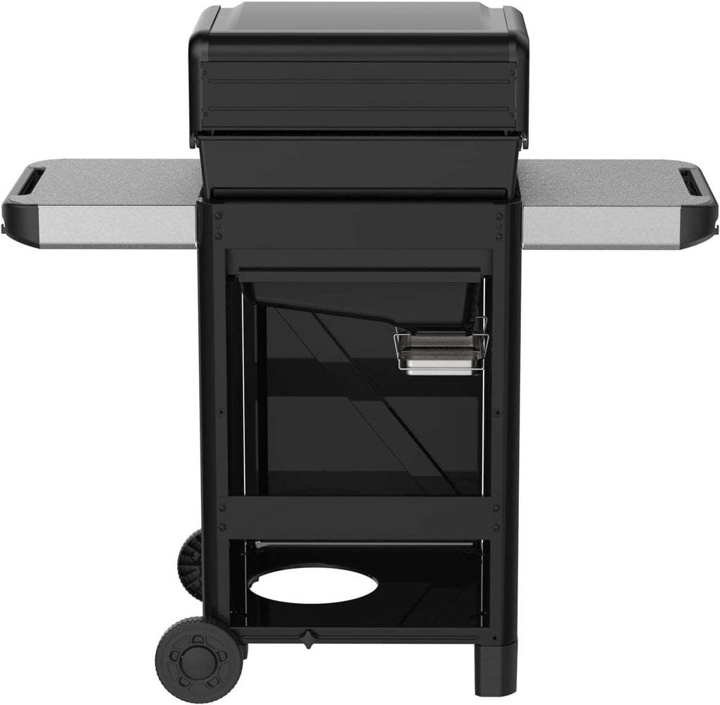 Weber Spirit E-310 Gasgrill | 3 Brenner, Snap-Jet Zündung, Robuste Räder und Warmhalterost, 51 x 46 cm Grillfläche, Weber Works kompatibel, Schwarz/Silber