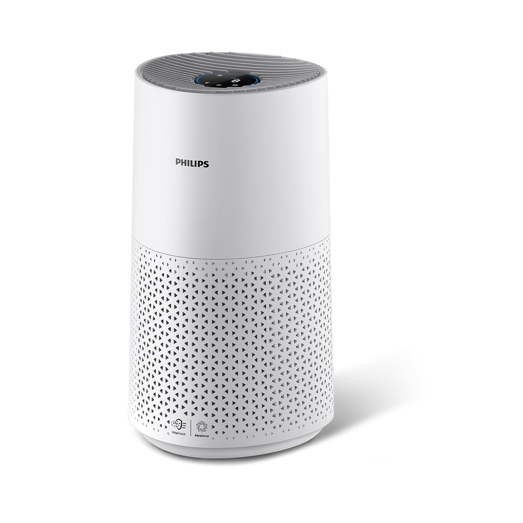 Philips Luftreiniger 2200 Series, HEPA NanoProtect + Aktivkohlefilter, CADR 400m³/h für 104m², Allergiker, Ultra-leise, Intelligenter und langlebiger Filter (AC2210/10)