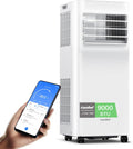 Comfee Breezy Cool Pro 2.6 Mobile Air Conditioner, 9,000 BTU, 2.6 kW, Cooling, Ventilating & Dehumidifying, App Control, Room Size up to 88 m³ (33 m²), with Exhaust Hose