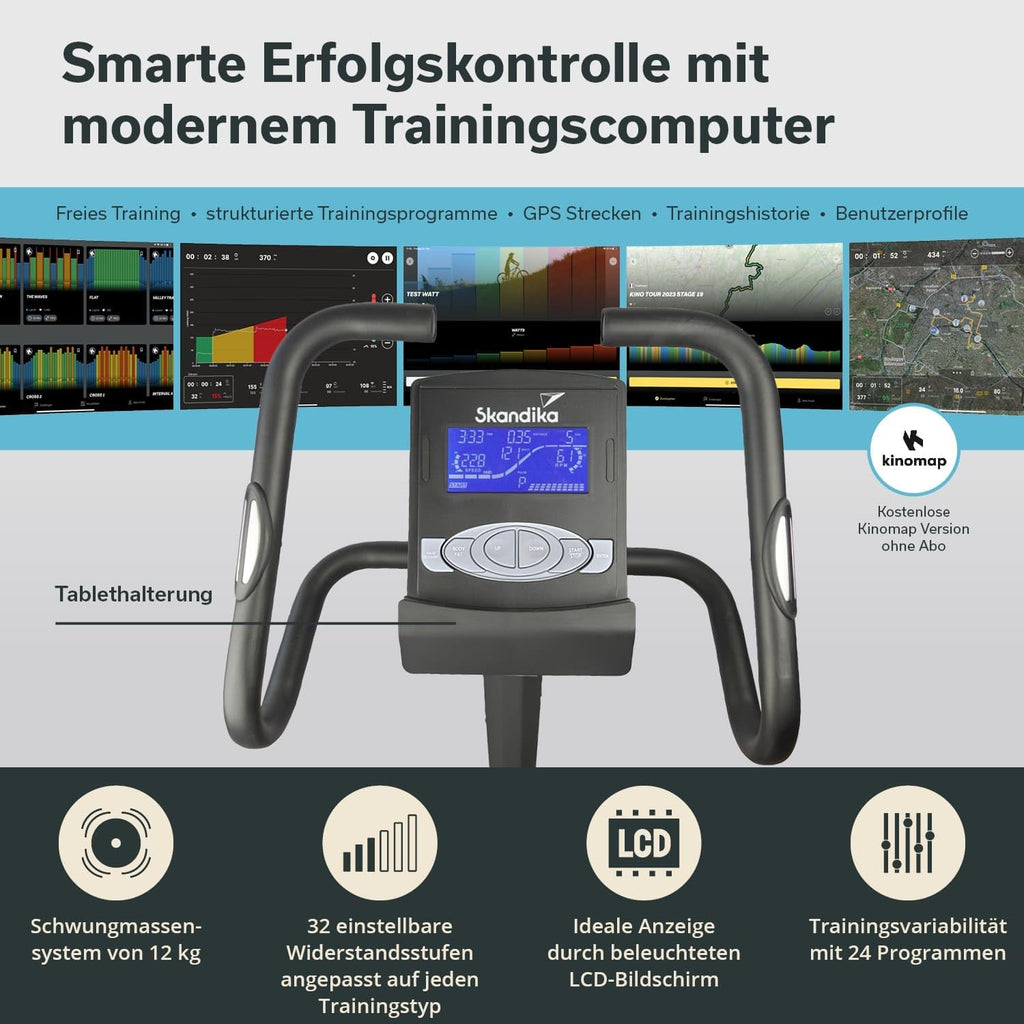 Skandika Morpheus: Ergometer mit 12 kg Schwungmasse✨