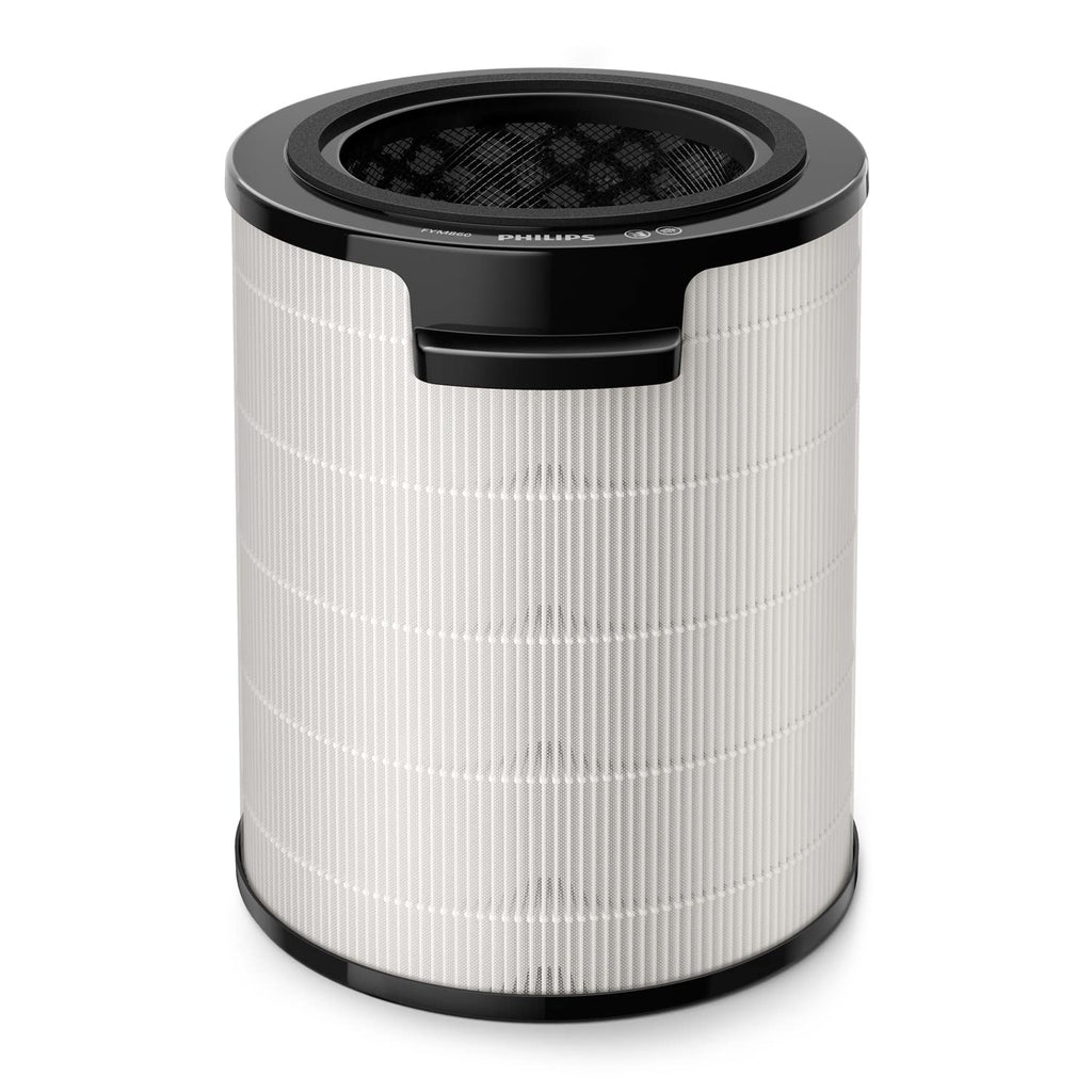 PHILIPS Air Performer 2-in-1: Luftreiniger und Kühlgebläse - Reinigt 70 m², Entfernt 99,97% der Allergene und Schadstoffe. HEPA-Filter, Intelligente Sensoren, Alexa, App. (AMF765/10)