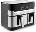 Jamie Oliver by Tefal Dual Drawer Heißluftfritteuse 8,3 L – Airfryer mit 2 Kammern & Grillfunktion, 8 Programme, Sync-Modus für gleichzeitiges Garen, fettarm frittieren & energiesparend EY90JDE1