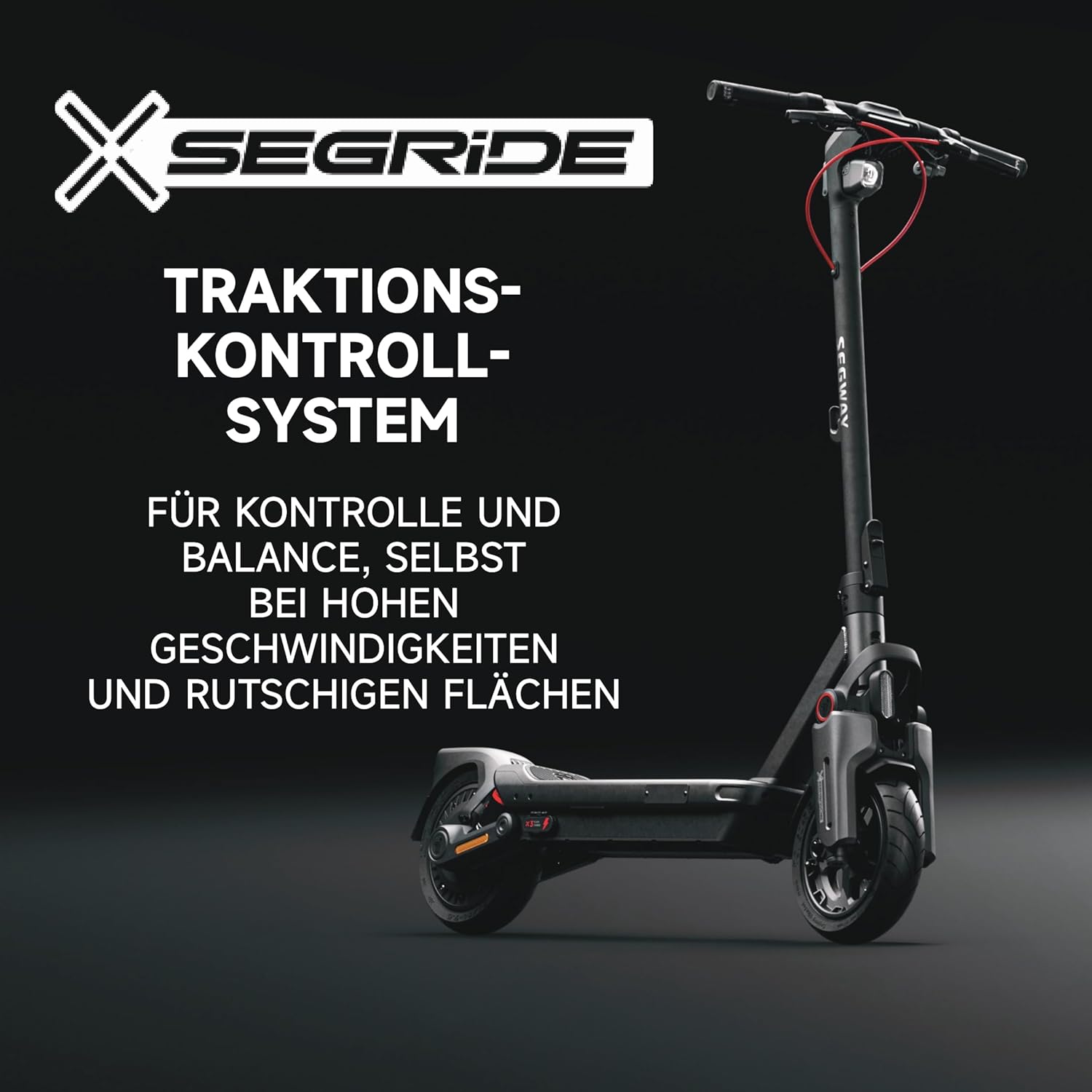 Segway-Ninebot MAX G3 D, E-Scooter mit Deutscher Straßenzulassung, 80 km Eco Modus Reichweite, 75km im Sport Modus, doppelte hydraulische Federung, 130 kg Tragkraft, Smart Display, 3,5 h Ladezeit