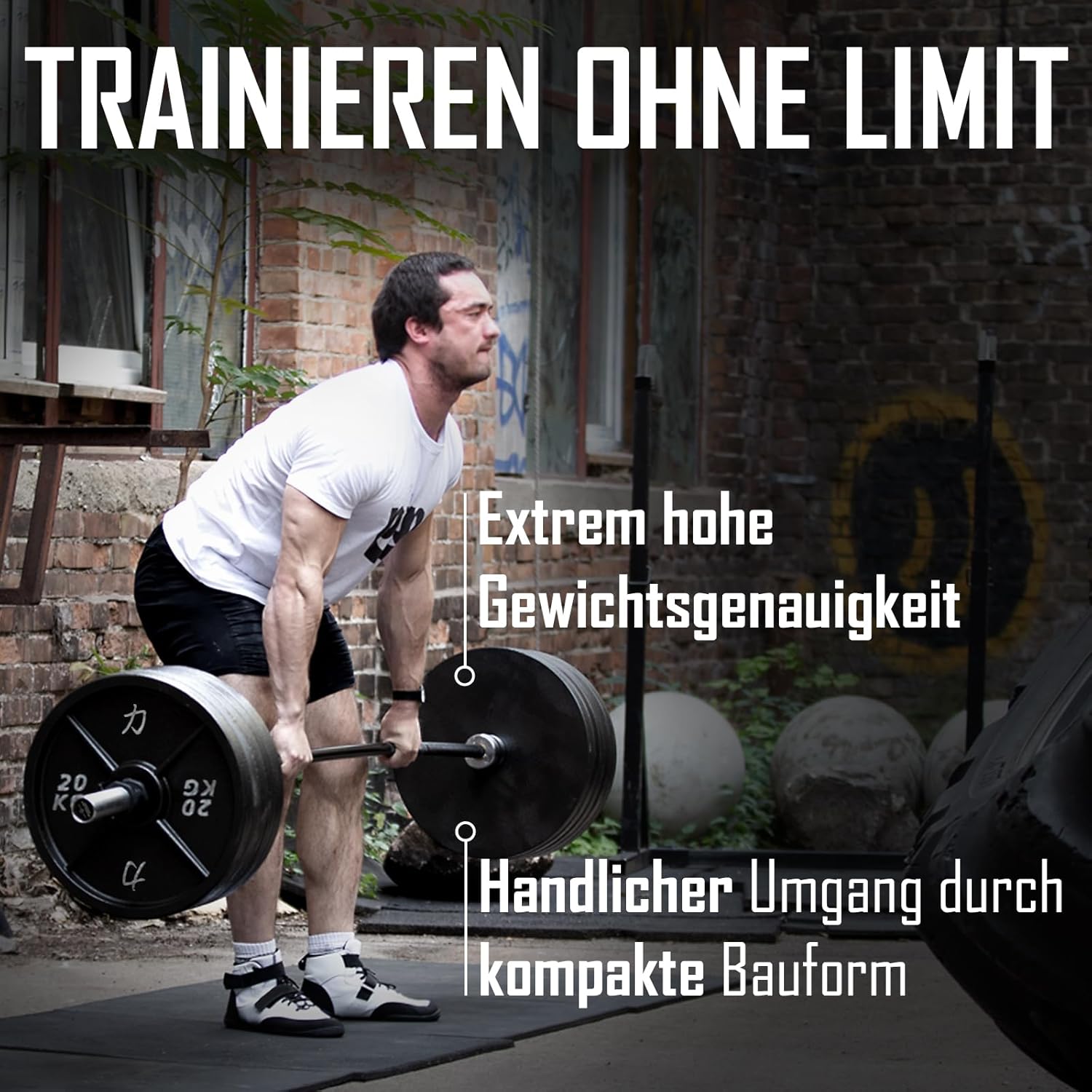 Strength Shop Gusseisen Hantelscheiben: Robuste 50mm Gewichtsscheiben für Langhantel ✨