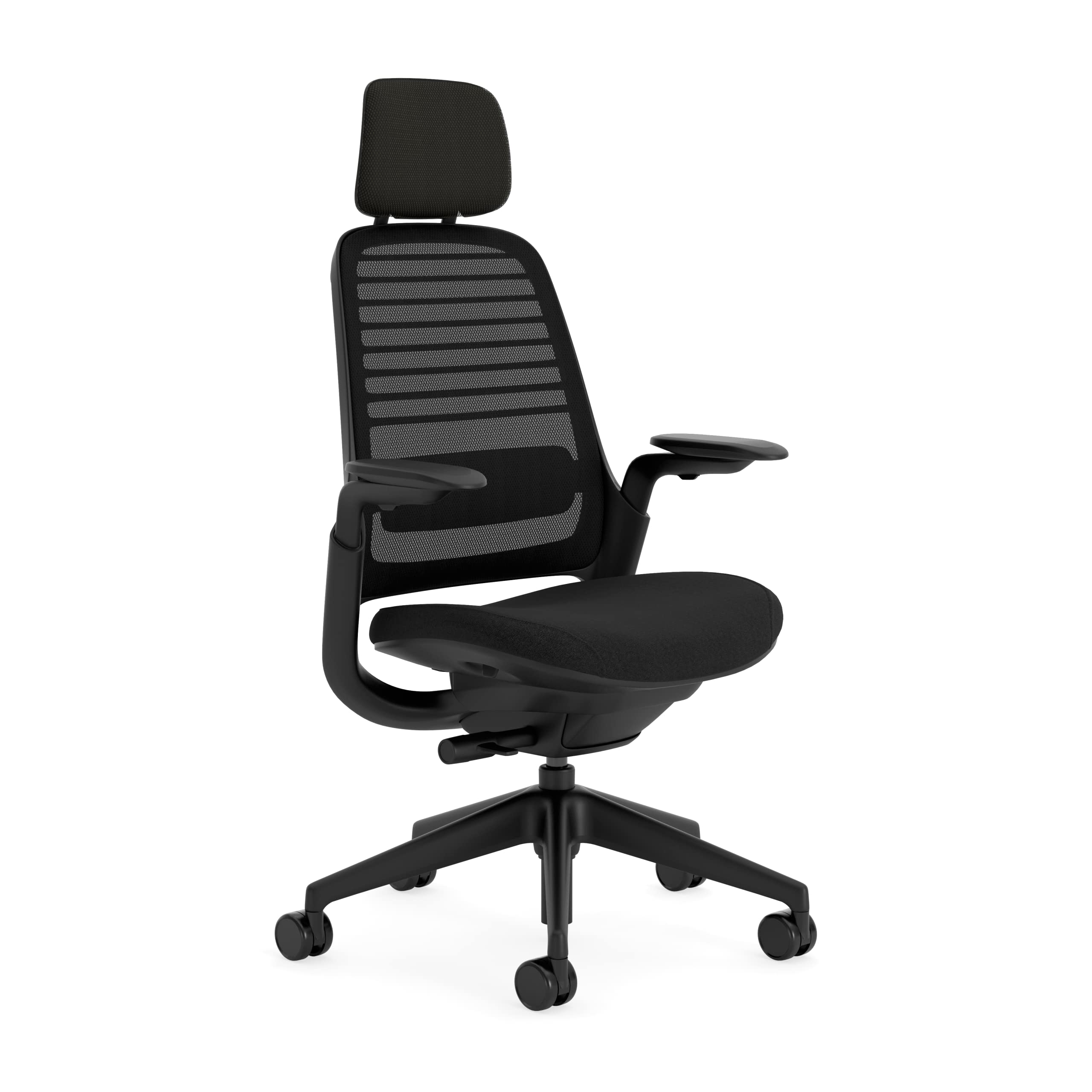 Steelcase Series 1 Ergonomic Office Chair with LiveBack Lumbar Support and 4D Armrests Truffle
