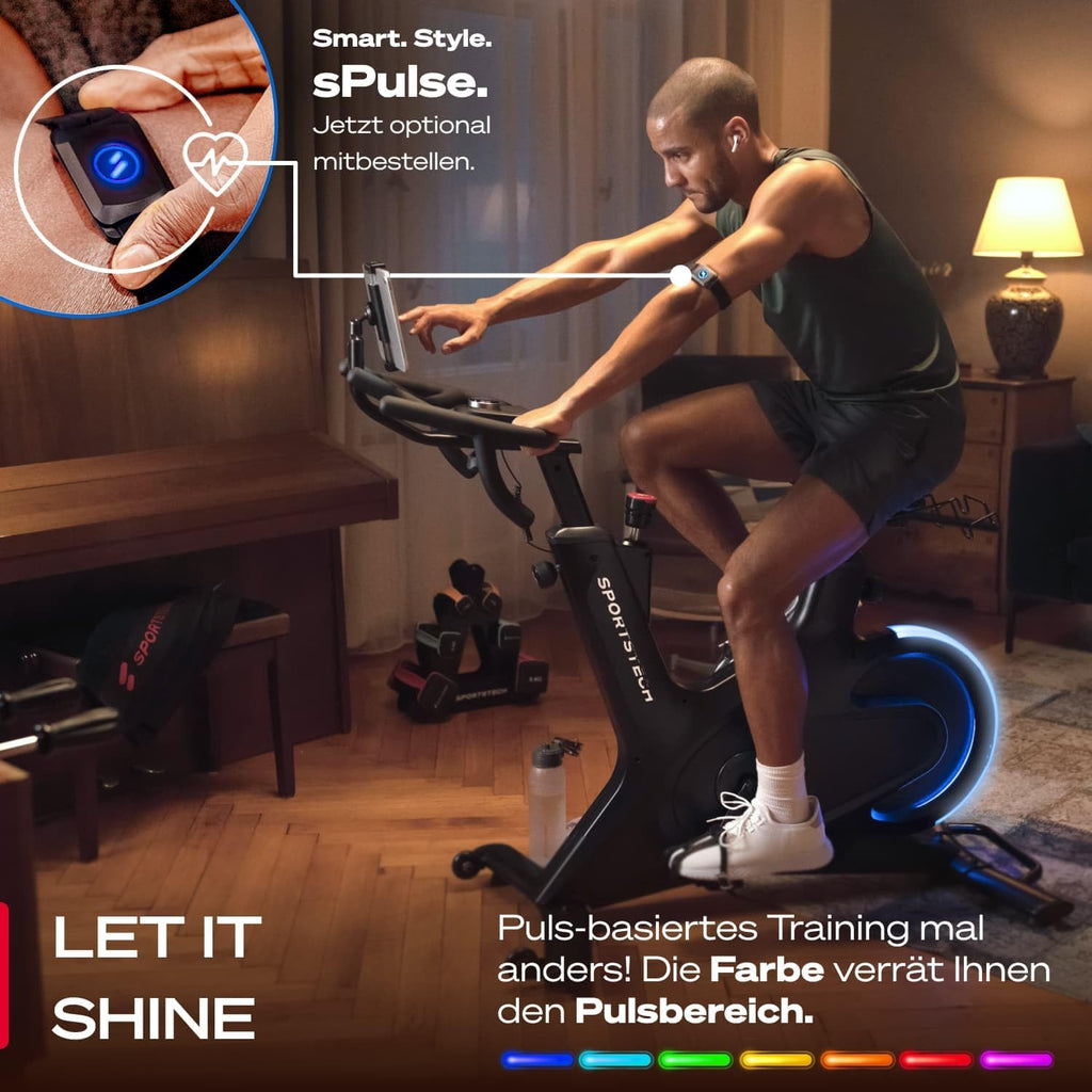 Sportstech Sbike Lite: Heimtrainer mit App & Tablet-Halterung ✨