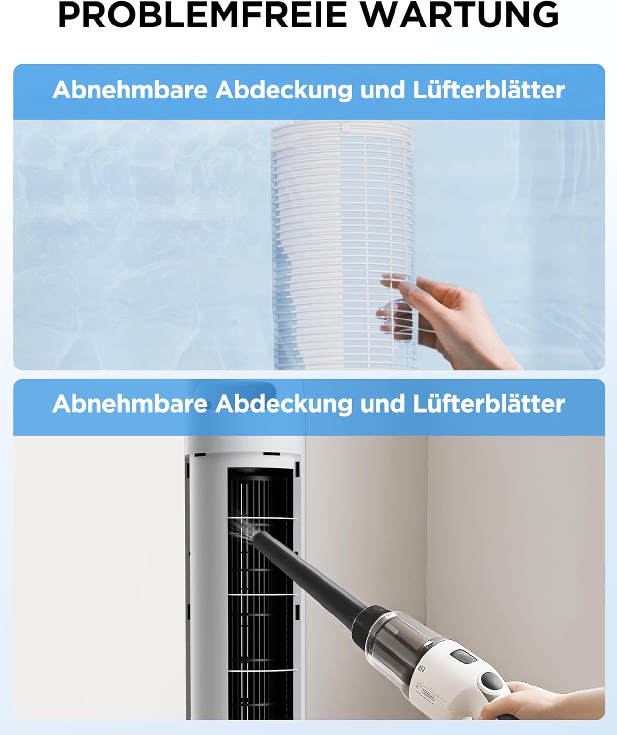 Midea FZ10-16AR Column Fan with Remote Control