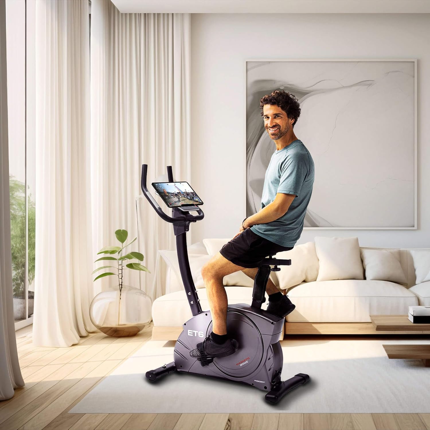 Christopeit ET 6: Ergometer mit 24 Stufen, 12 kg Bremssystem, 150 kg Traglast ✨