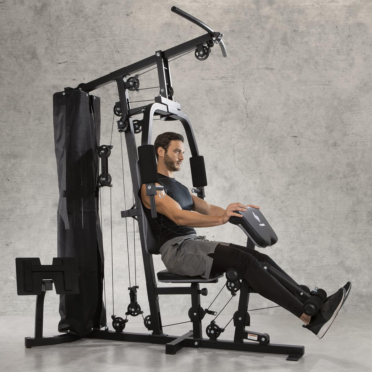FitEngine Kraftstation: Komplettes Home Gym mit 67 kg Gewichten ✨