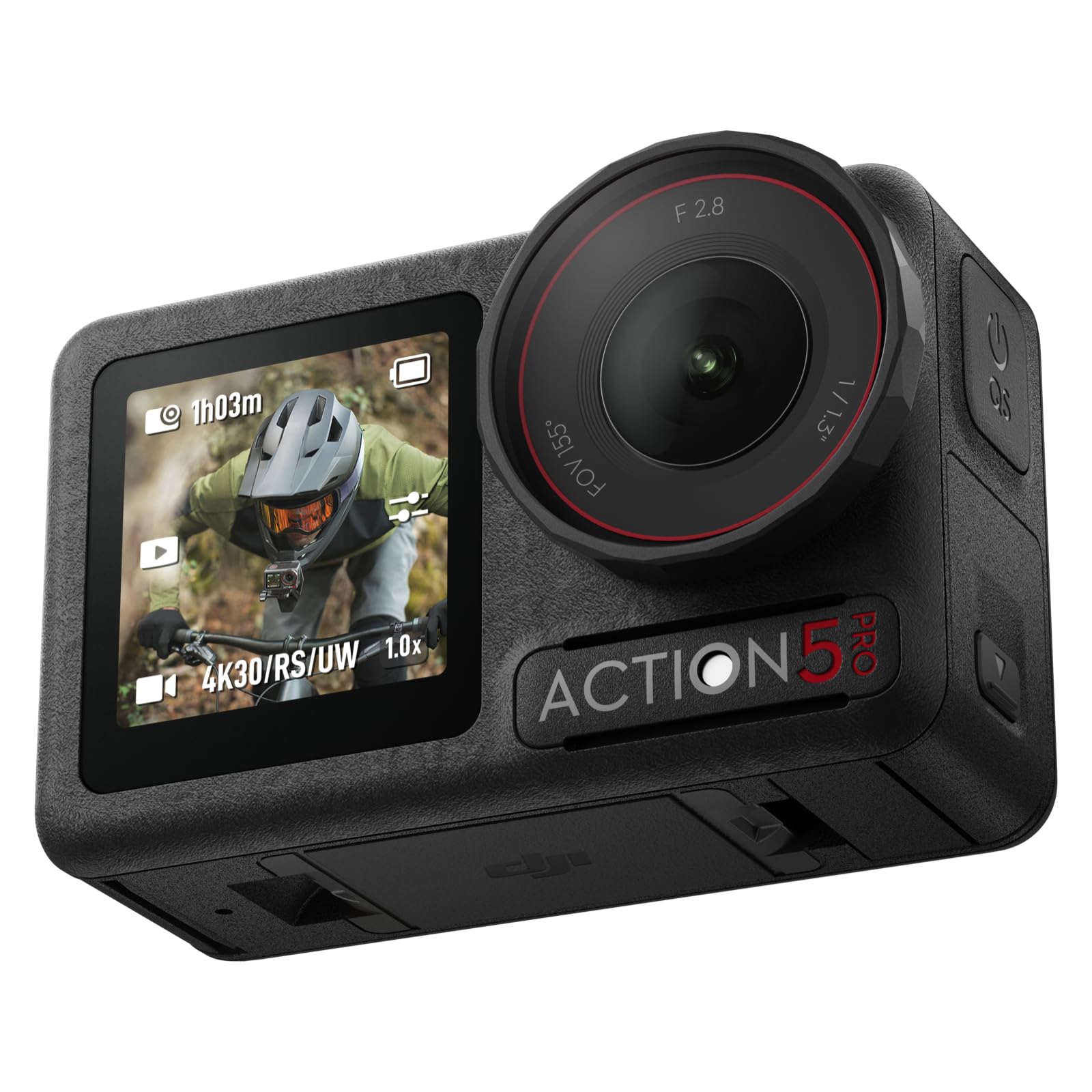 DJI Osmo Action 5 Pro Standard Combo, 4K Action Camera with 1/1.3 Inch Sensor, 4K/120fps Video Camera, Subject Tracking, Stabilisation, Dual OLED Touchscreens, Underwater Camera for Sports, Vlog
