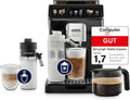 De'Longhi Eletta Explore - Perfetto Fully Automatic Coffee Machine with LatteCrema Milk Frother, 40 Drinks at the Touch of a Button, Coloured Touch Display, Dark Grey (ECAM452.57.G)