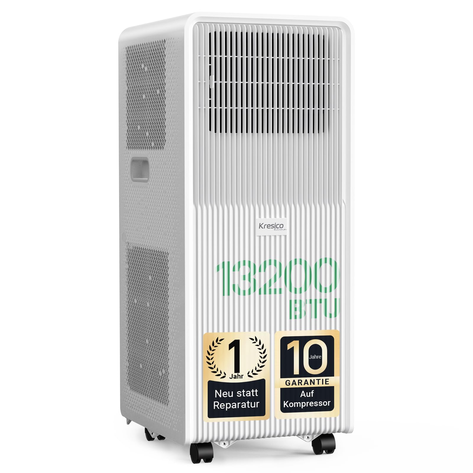 Mobile Air Conditioner 9000 BTU, Mobile Air Conditioner with Exhaust Hose, Mobile Air Conditioner with Exhaust Hose for Rooms up to 33 m²/90 m³, Air Conditioner with Timer, R290, White