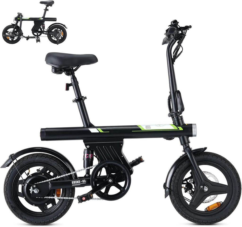 Finbike E Bike Klapprad,14 Zoll Elektrofahrrad 7.8Ah Akku,250W Kompakt Elektrofahrräder mit 3H Schnellladung,3 Fahrmodi,3 Geschwindigkeitsmodi,Reichweite MAX 45km,Electric Bike für Herren und Damen