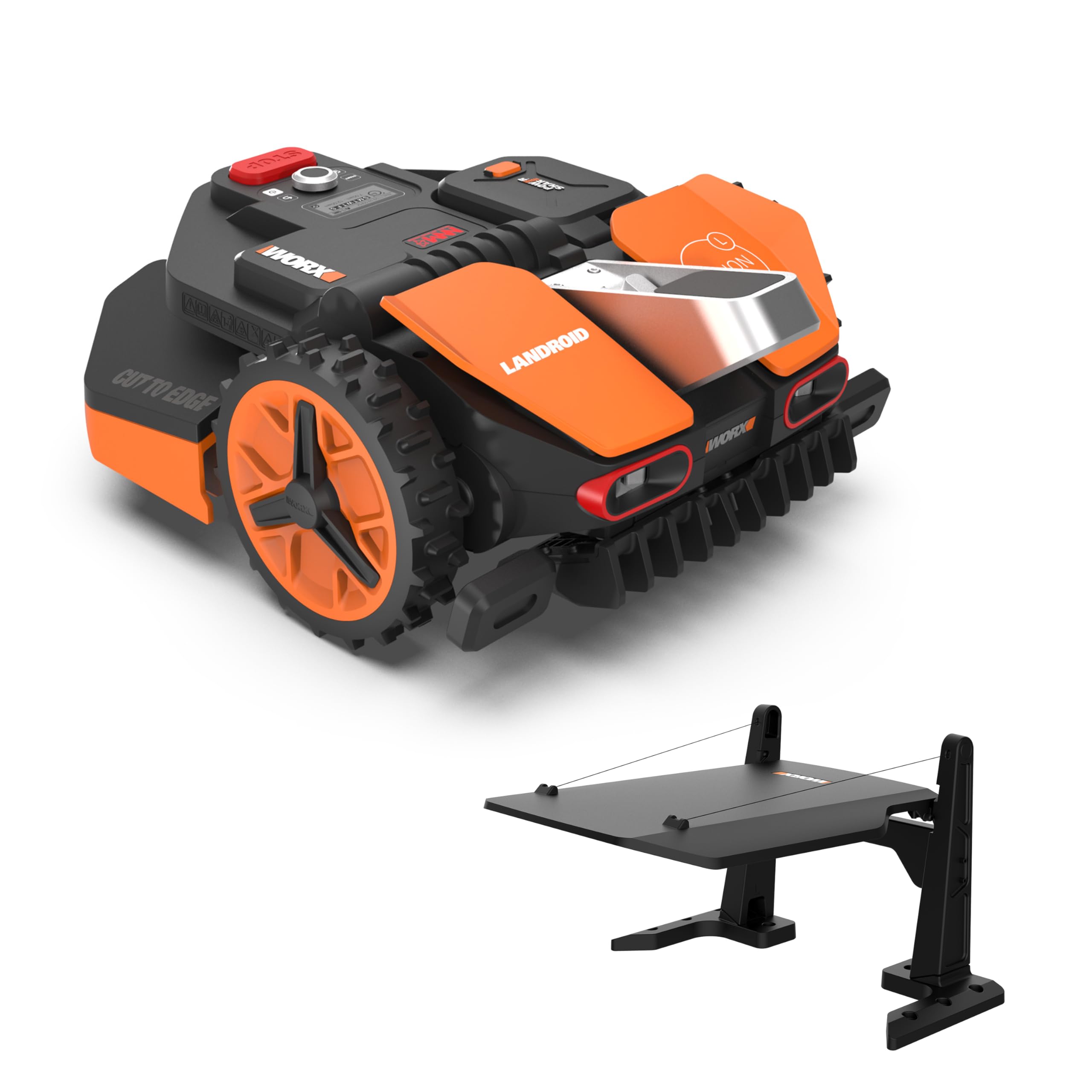 WORX M WR141E Mähroboter 500 m² für kleine Gärten, Akku & Selbstfahrend