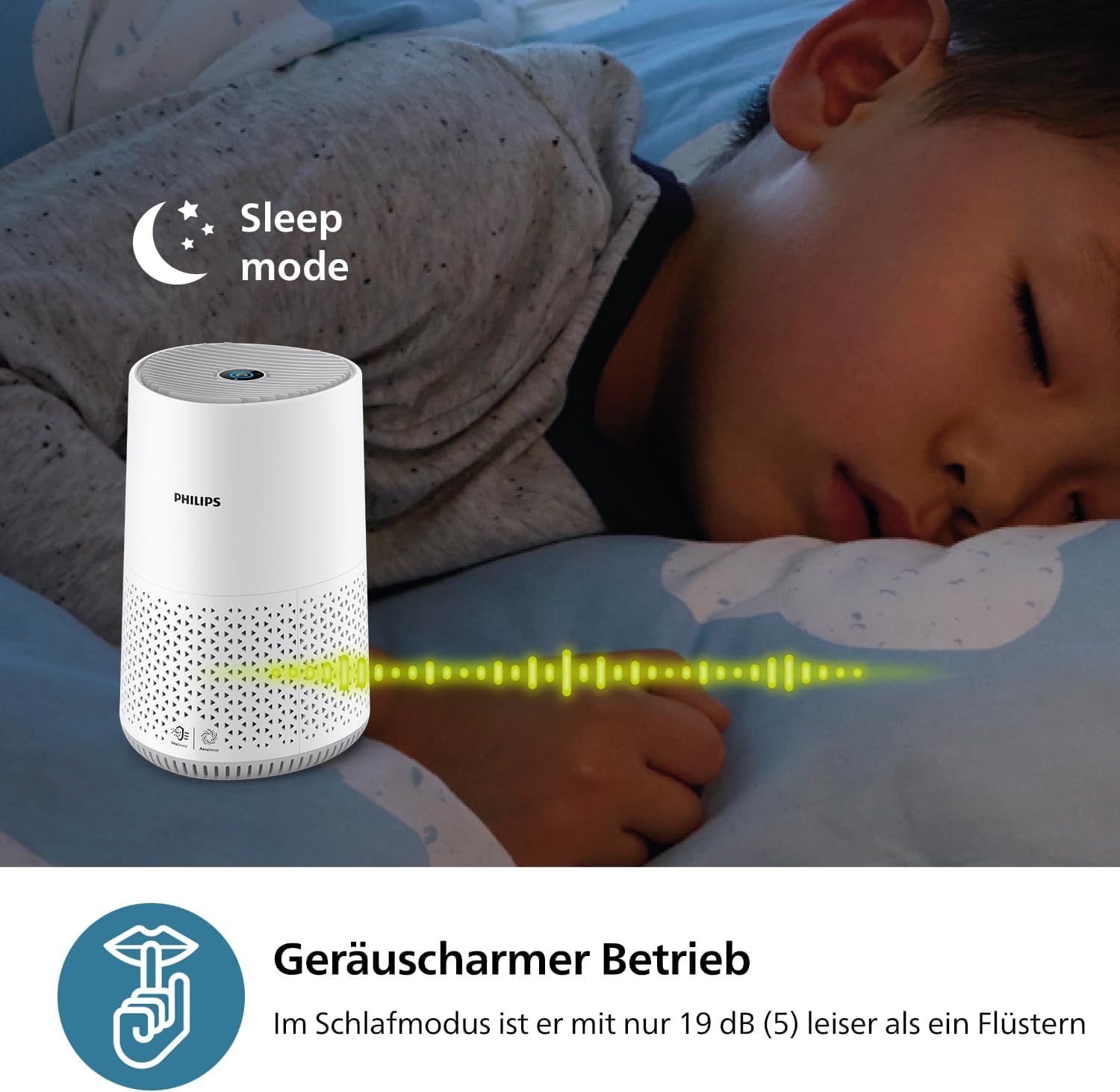Philips Air Purifier 600 Series, Energy Efficient with Smart Sensor, for Allergy Sufferers, HEPA Filter Removes 99.97% of Pollutants, Covers up to 44 m2, App Control, White (AC0651/10)