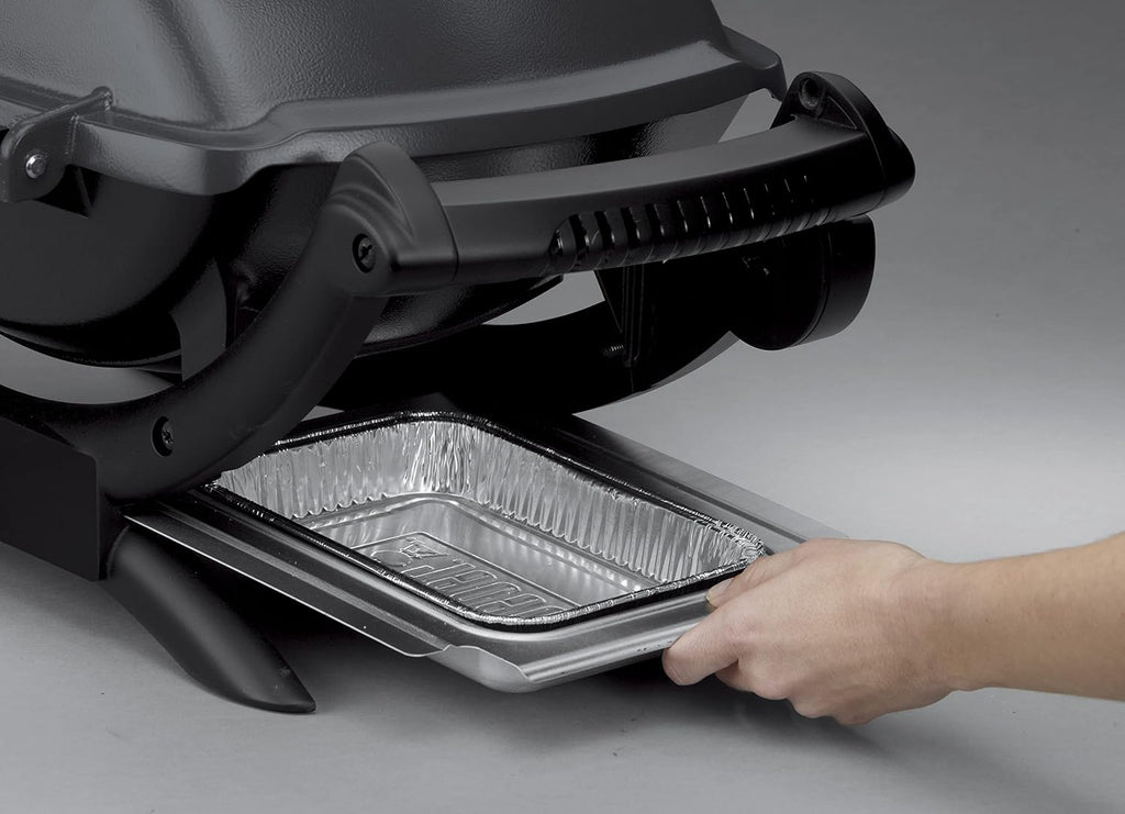 Weber Q 1400 Elektrogrill | Tragbarer Stadtgrill, Gusseisenrost, Schnellheizelement, 43 x 32 cm Grillfläche, Abnehmbare Auffangschale, 1,8 m Netzkabel