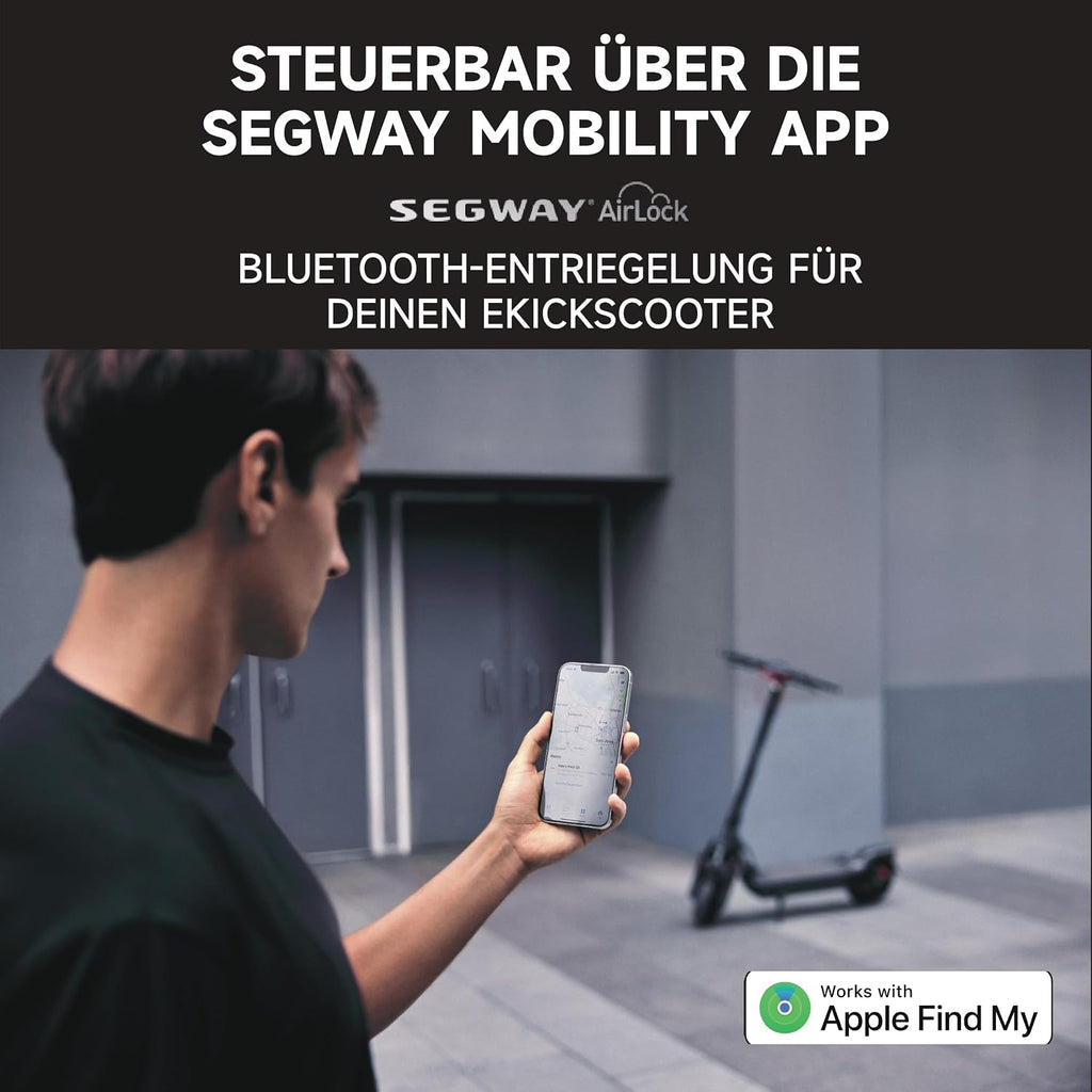 Segway-Ninebot MAX G3 D, E-Scooter mit Deutscher Straßenzulassung, 80 km Eco Modus Reichweite, 75km im Sport Modus, doppelte hydraulische Federung, 130 kg Tragkraft, Smart Display, 3,5 h Ladezeit